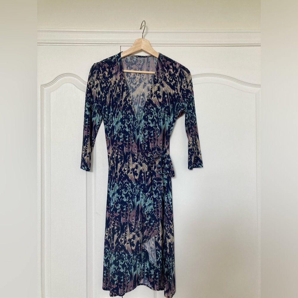 BCBG MaxAzria “Adele” wrap dress, size XS